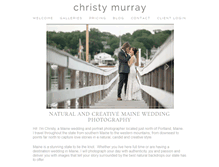 Tablet Screenshot of christymurray.com